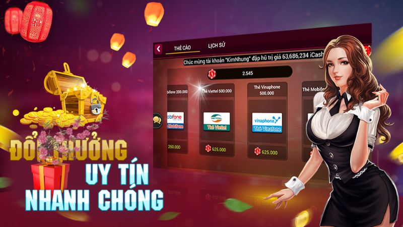 Game thủ chơi game slot có thể đổi phần thưởng chiến thắng thành thẻ cào nạp điện thoại